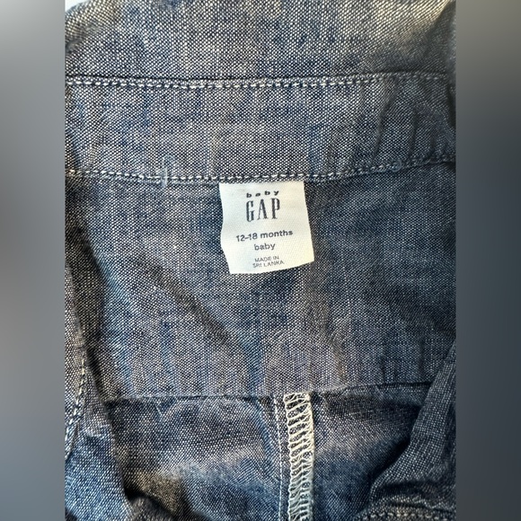 2 Set Lot Bundle - Boys 12-18 Months Button Short Pocket Romper (read for brand) - Picture 8 of 8